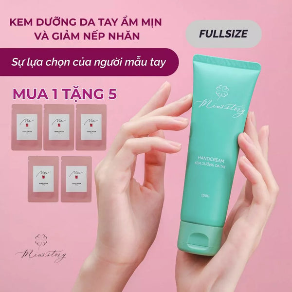 Kem dưỡng da tay ẩm mịn và giảm nếp nhăn